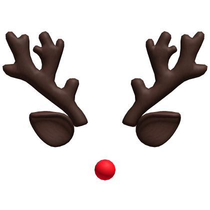 Reindeer Antlers Rudolph Christmas Hat Nose Ears