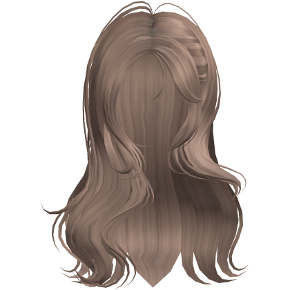 Lush Wispy Wavy Hair (Milktea) Roblox item