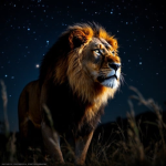 Lions at Night