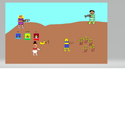 zombie fight and shooting simulator