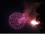 mind blown from fireworks