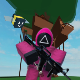 SURIVIVE SQUID GUARDS IN TREEHOUSE