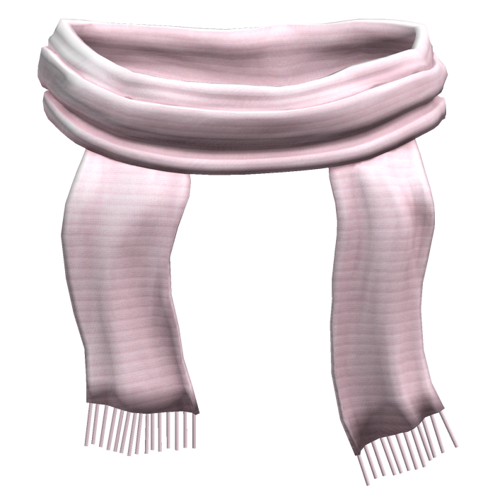 pink cute shoujo soft scarf