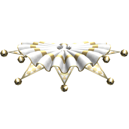 White Gold Circus Jesters Capelet 
