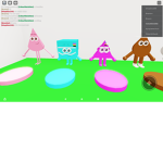 Cyan and magenta