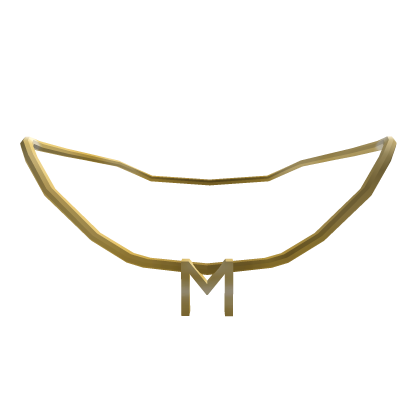 Initial Necklace: M