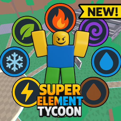 Super Element Tycoon official Roblox game thumbnail