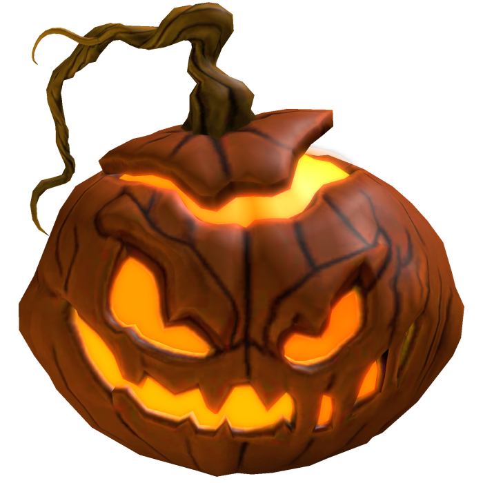 (EMISSIVE) Halloween Glowing Pumpkin head