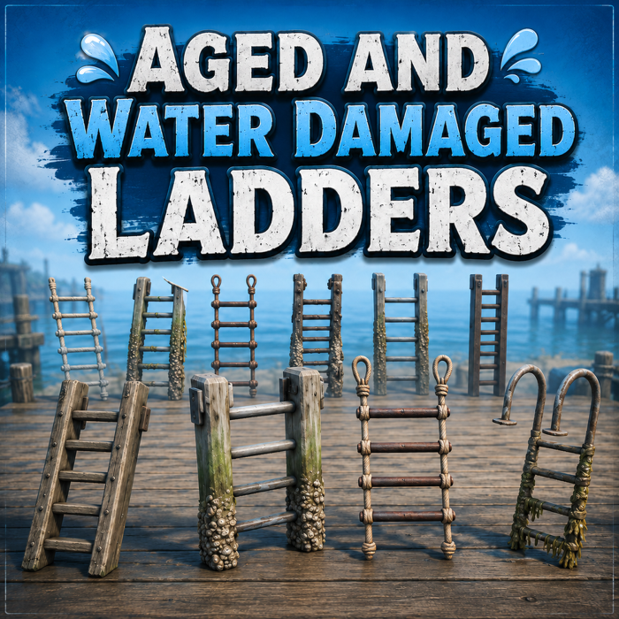 Aged and water damaged Ladders Made By Zelgraz preview 1