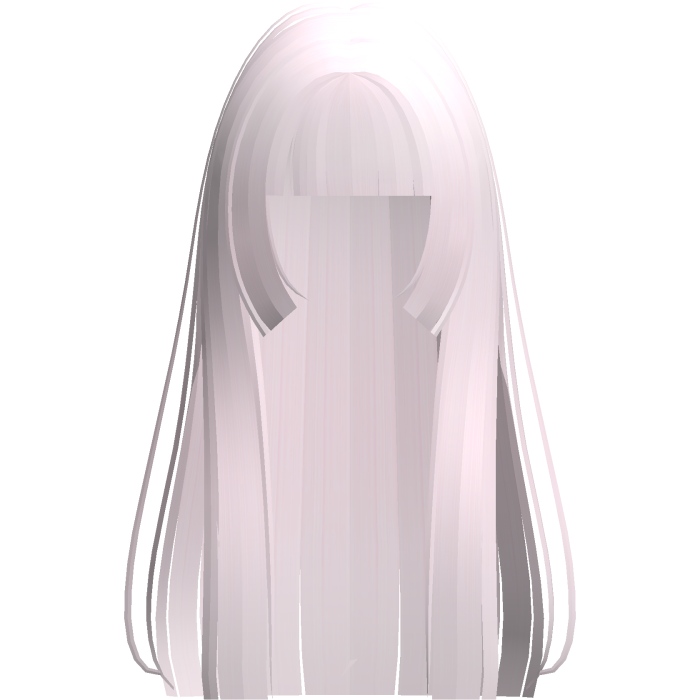 gothic long straight hime emo light pink hair