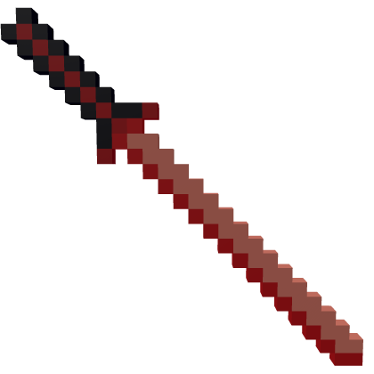 Pixel Sword 8 Bit Red