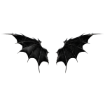 Goth Vampire Black Wings