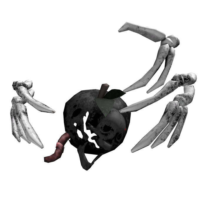 Black Poisoned Snow White Creepy Apple 