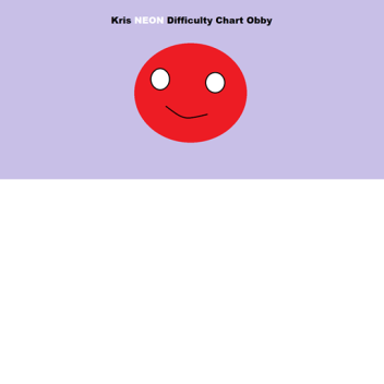 Kris Neon Difficulty Chart Obby