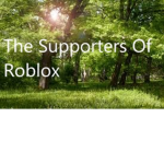 The Supporters Of Roblox