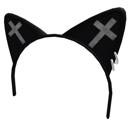 Cute double-sided cat ear hair band - Roblox