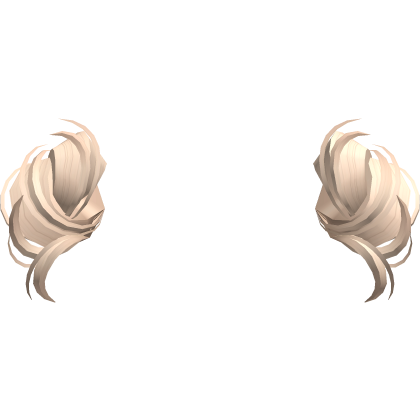 Messy High Buns Extensions (Blonde) Roblox item