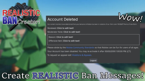 Ban Message Creator 📜