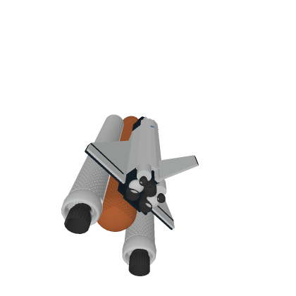 Space Rocket with space ship interior.