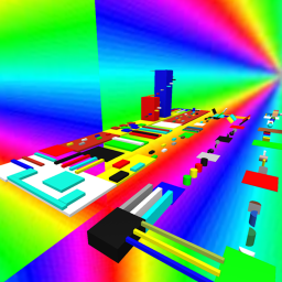 Rainbow Obby (43 Stages)
