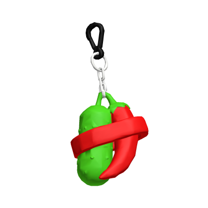 Red Green Fruit Keychain