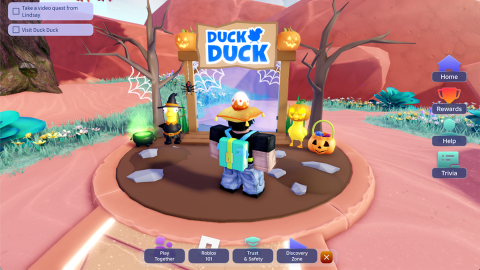 Duck Duck Halloween Drop