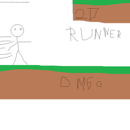 2D runner icon