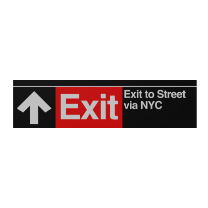 Exit Sign Mesh