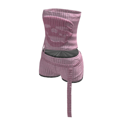 Supernova ☆ pink-grey knit skull outfit thumbnail
