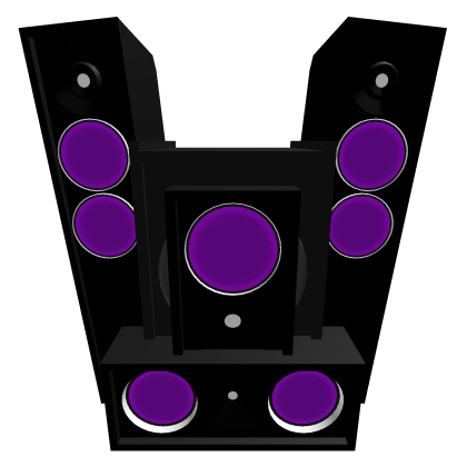 Purple First Boombox Titan Head v2 Roblox item