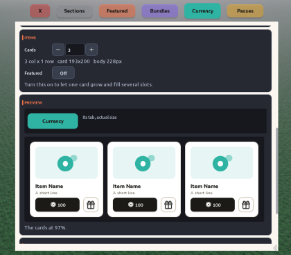 Shop Builder preview 1