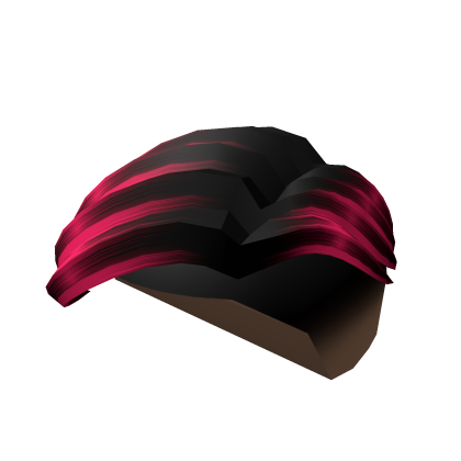 Hair Raul  com Raios com Luzes Pink 2.0 Escuro Roblox item