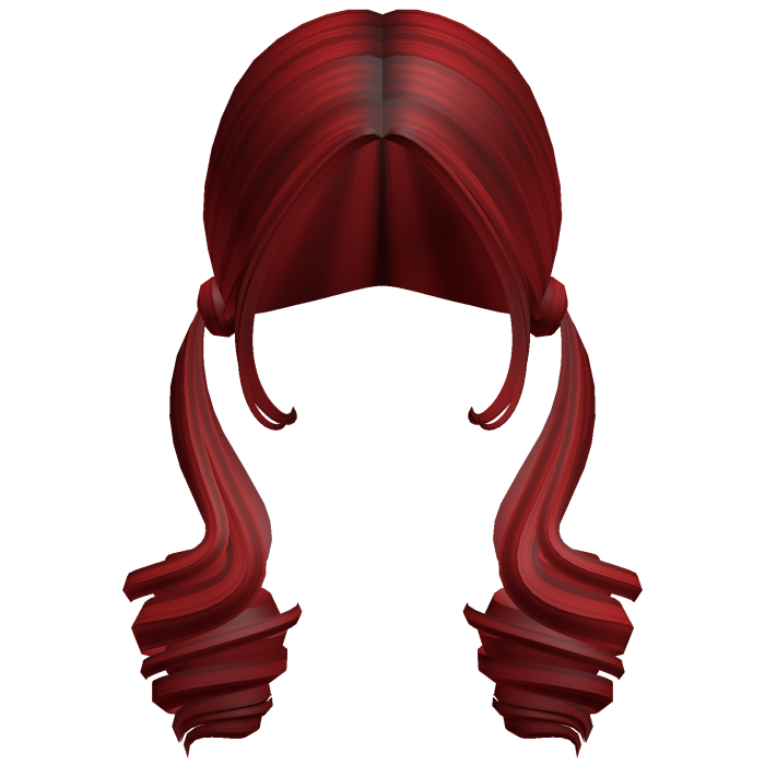 -',ৎ Stunna Tight Low Curly Pigtails in Red