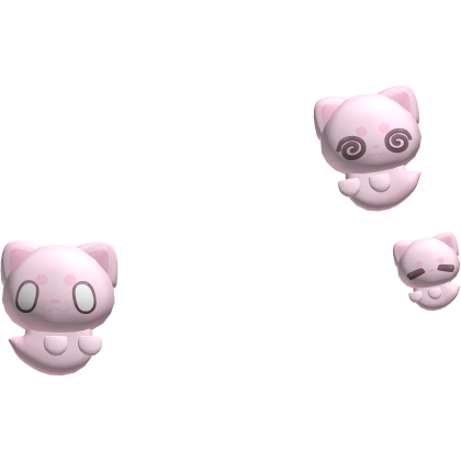 cute pink halloween kitty cat ghost aura Roblox item
