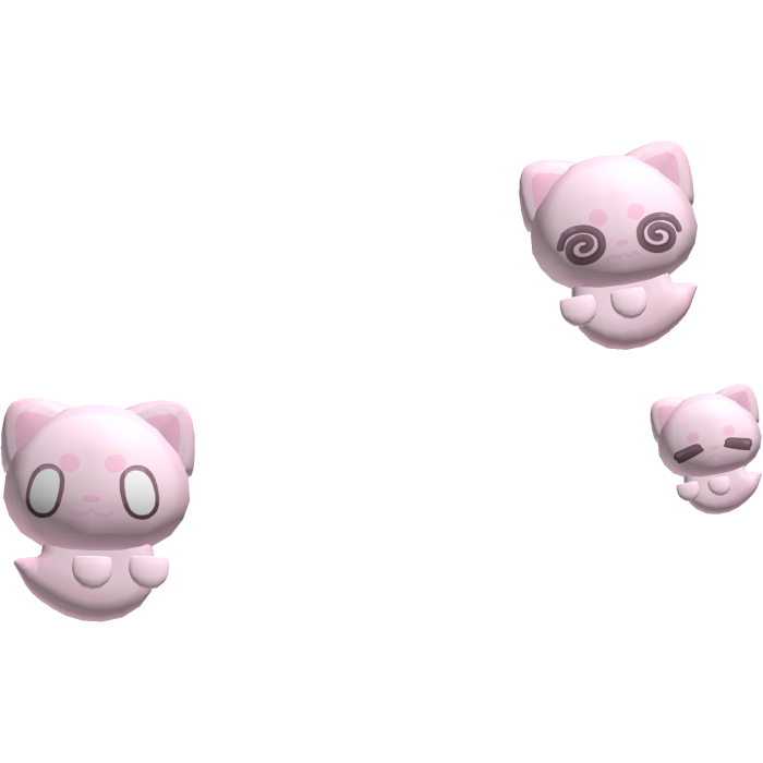 cute pink halloween kitty cat ghost aura