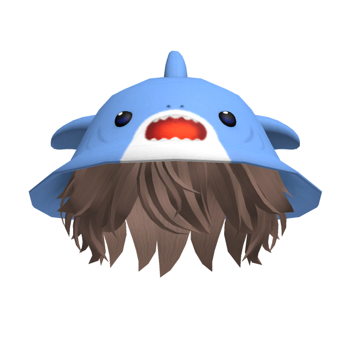 Messy Brown Shark Hair