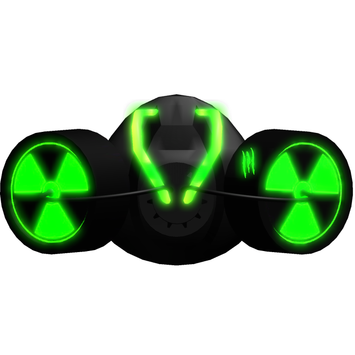 ☢︎ Green Glowing Emissive Respirator Breather 14.