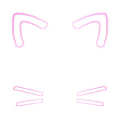 Cute Cat Ear Face Filter [Pink]