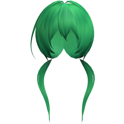 Green Niche Horror Protagonist Vkei Pigtails 9.  