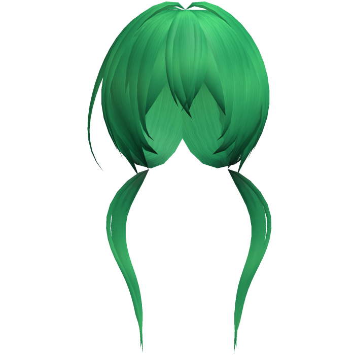 Green Niche Horror Protagonist Vkei Pigtails 9.  
