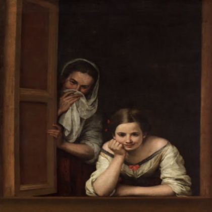 Two Women at a Window (Painting) Roblox decal