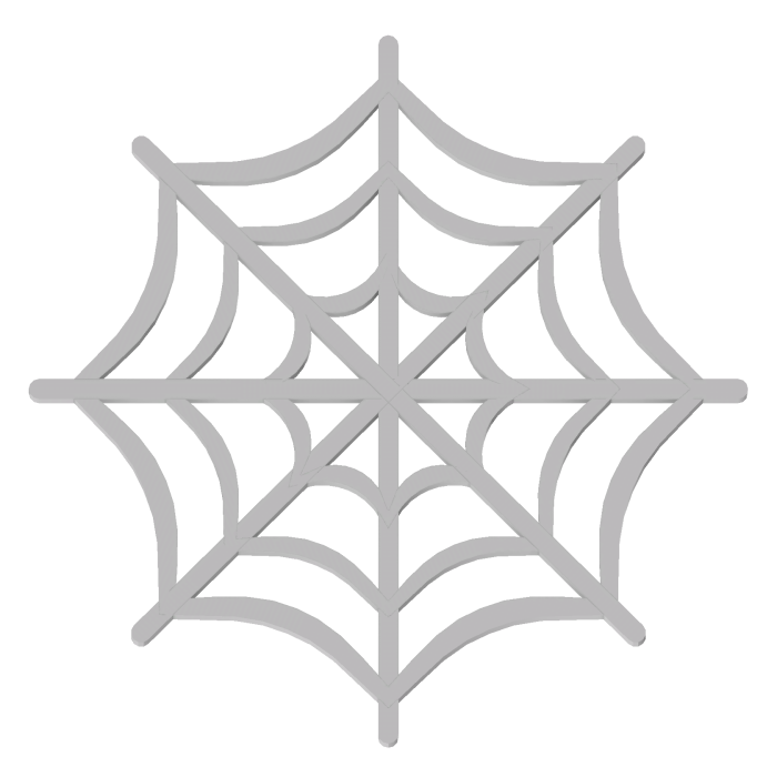Halloween Spider Web Hair Clip (L) 🕸️