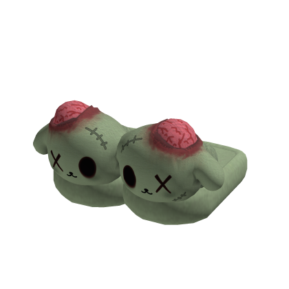 ♡ halloween zombie slippers