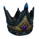Gilded Marble Amethyst Crown