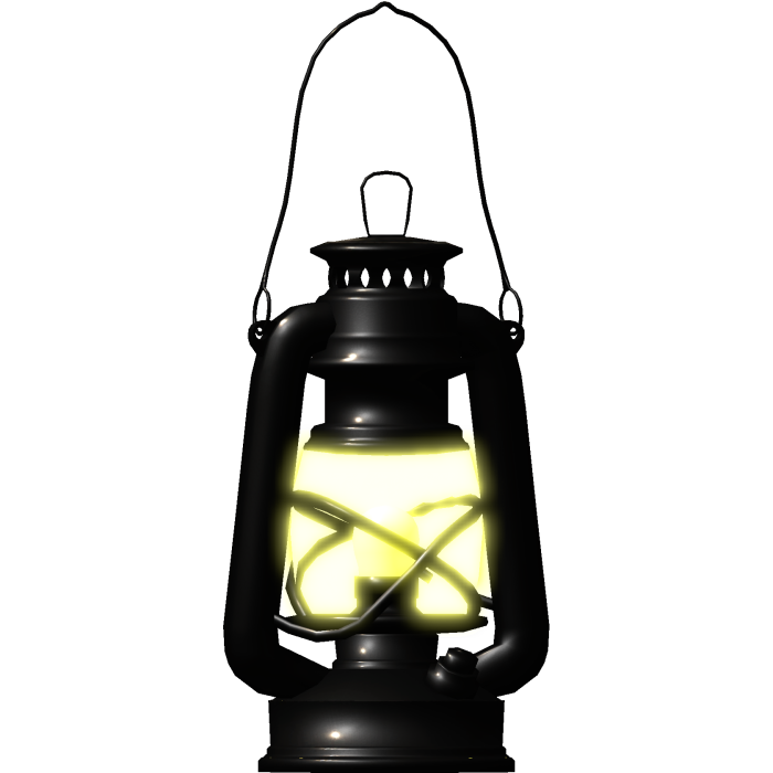 [Emissive] Vintage Camp Lantern ( Left )