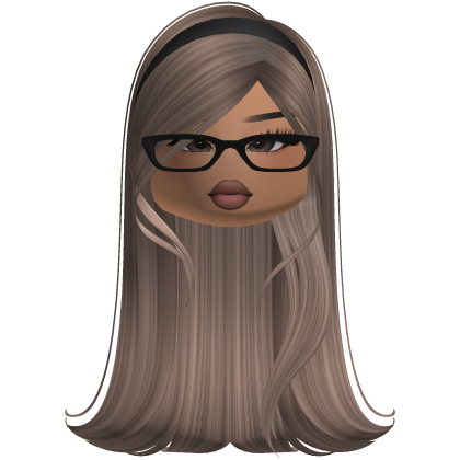 Silky Long Preppy Trendy Girl Hair (Milktea) Roblox item