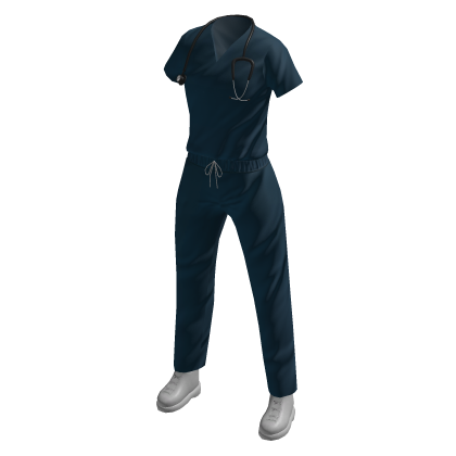 Dark Blue Scrub