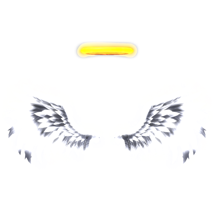 [GLOWING] Angel Wings w/ Halo