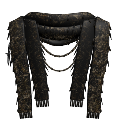 Brown Grunge Y2K Scarf