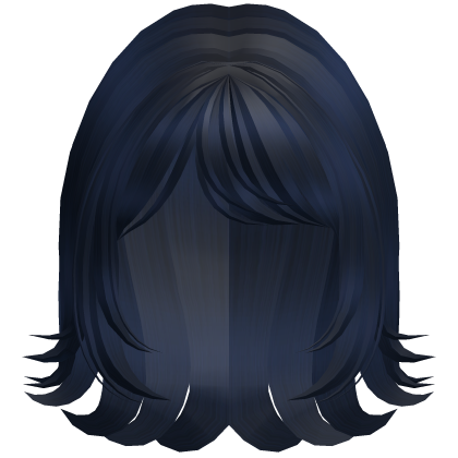 Soft Flipped Short Bob (Blue)